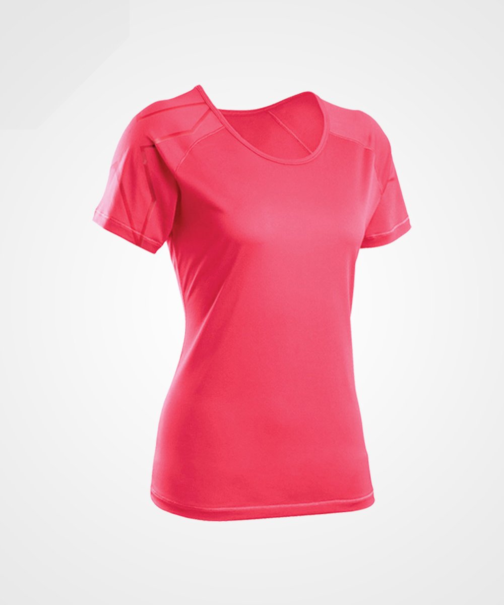 LADIES COMPRESSION SHIRT SHORT SLEEVES